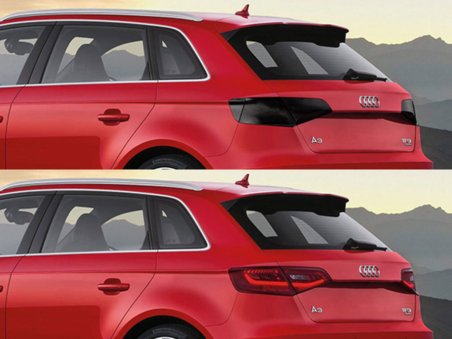 a3 (sportback) Before and After Smoked Taillights