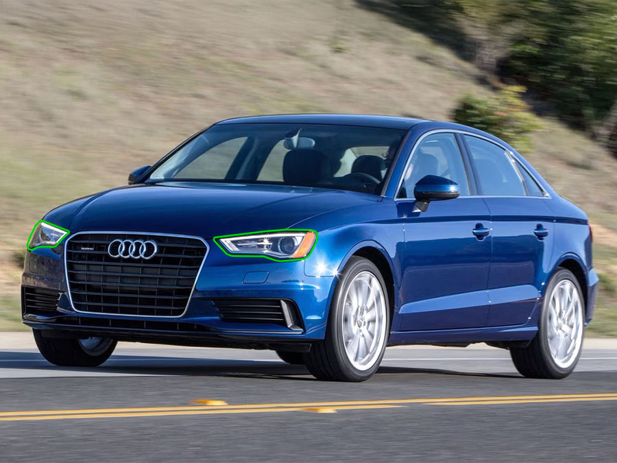 audi a3 2015-2016 Headlight Protection Installation Location