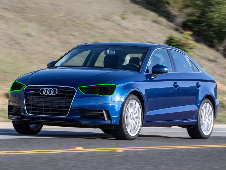 audi a3 2015-2016 Headlight Tint Location