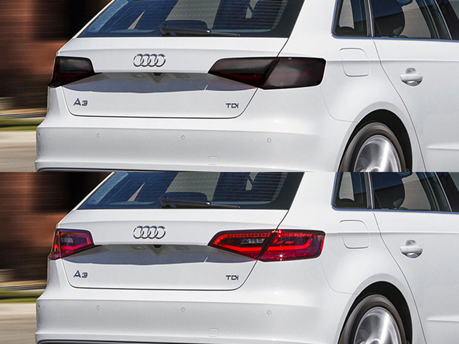 a3 (sedan / convertible) Before and After Smoked Taillights