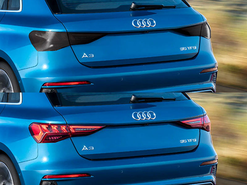 a3 (sedan / convertible) Before and After Smoked Taillights