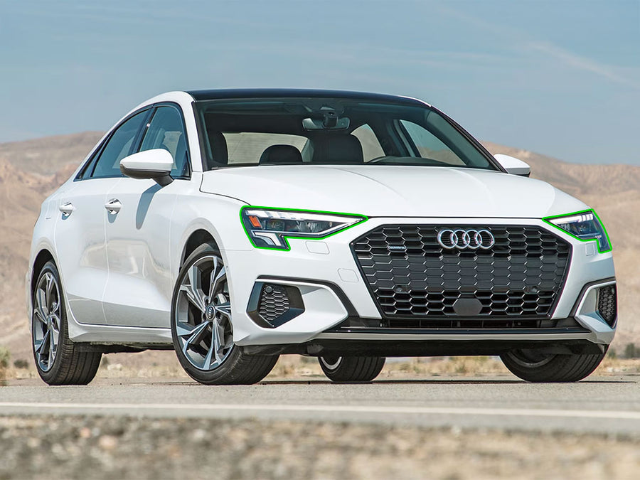 audi a3 2021-2025 Headlight Protection Installation Location
