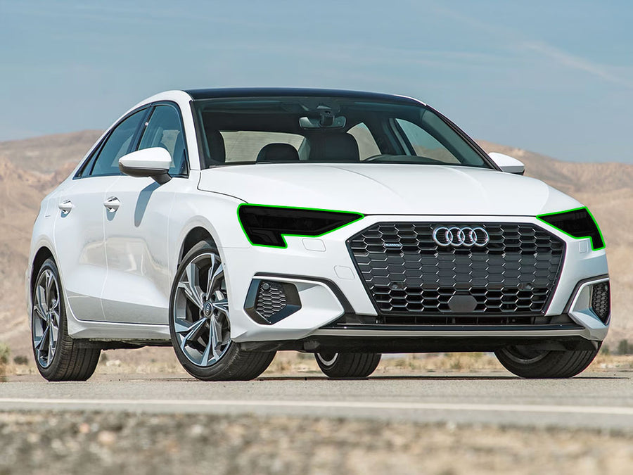 audi a3 2021-2025 Headlight Tint Location