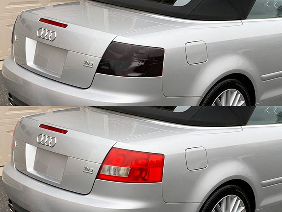 a4 (convertible) Before and After Smoked Taillights