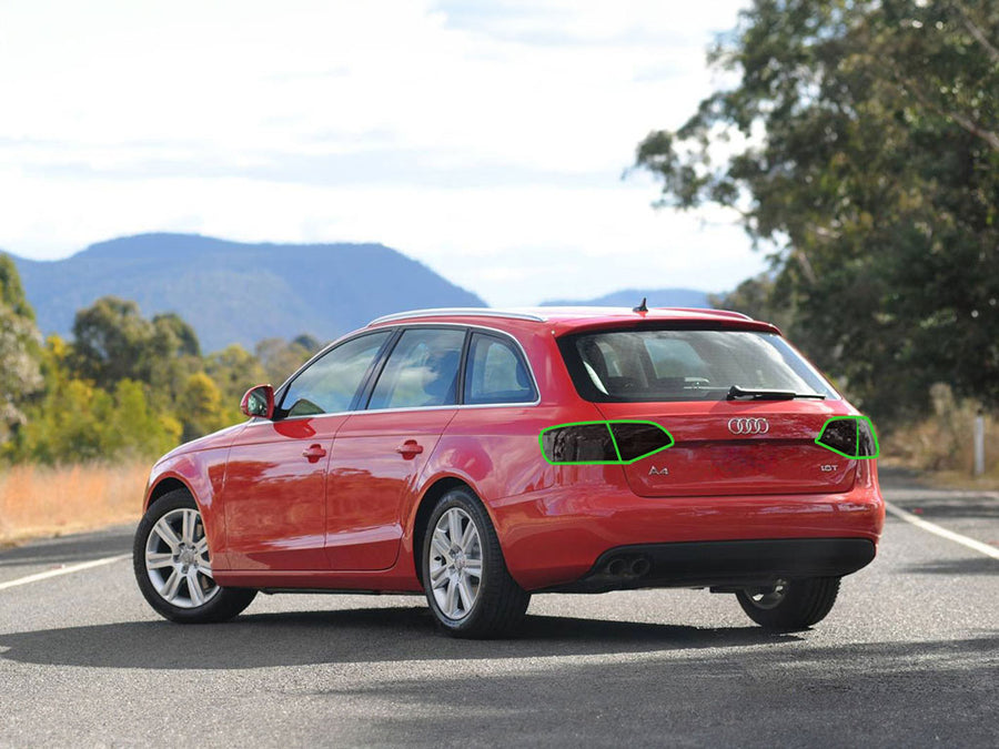 a4 (sedan) Tail Light Tint Installation Points