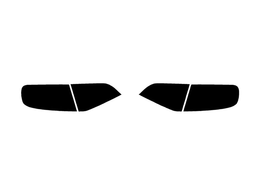 a4 (sedan) Precut Tail Light Tint Diagram