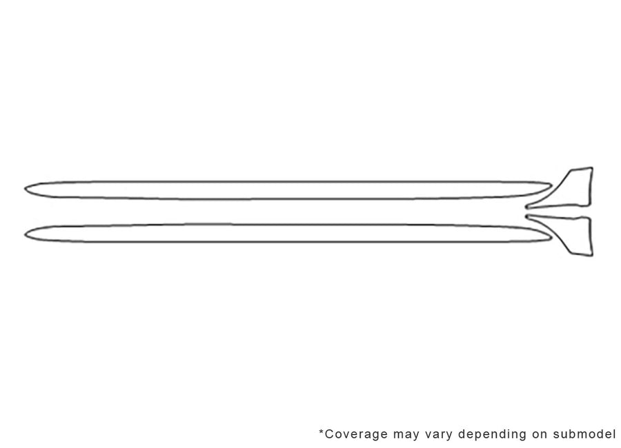 a4 Avery Dennison Clear Bra Door Cup Precut PPF Diagram