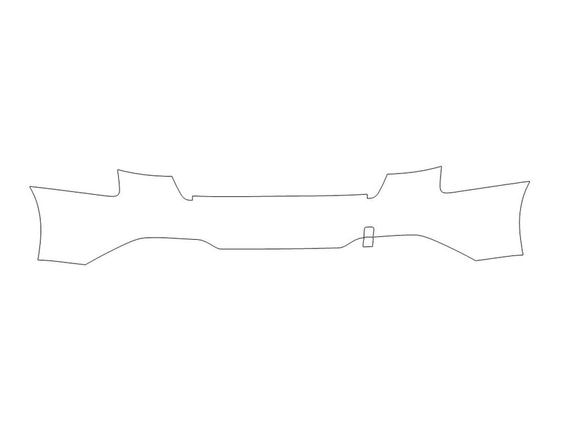 a4 3M Clear Bra Door Cup Precut PPF Diagram