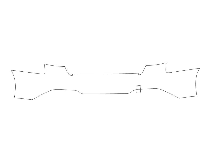 a4 3M Clear Bra Door Cup Precut PPF Diagram