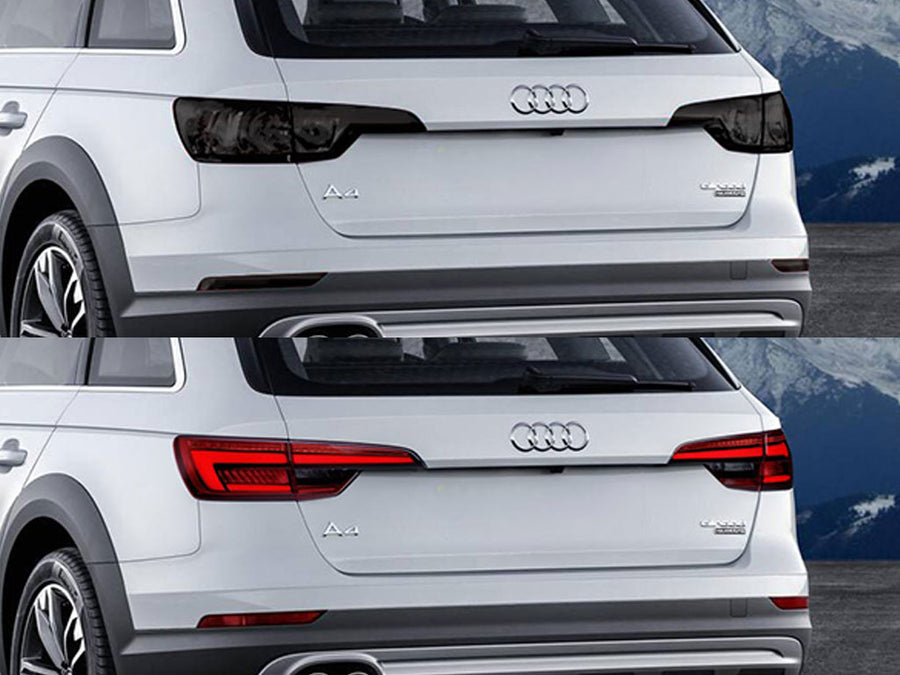 a4 (allroad) Before and After Smoked Taillights