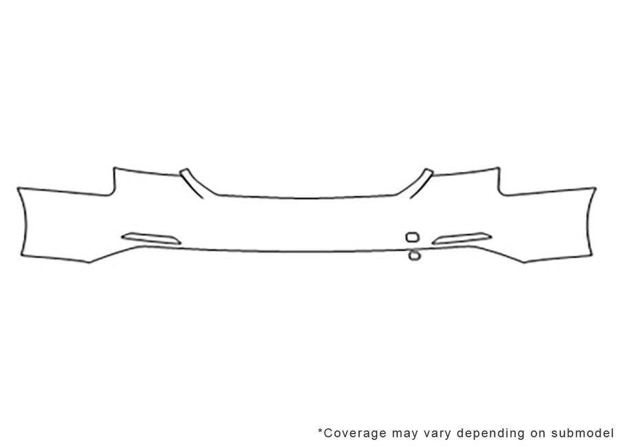 a5 Avery Dennison Clear Bra Door Cup Precut PPF Diagram