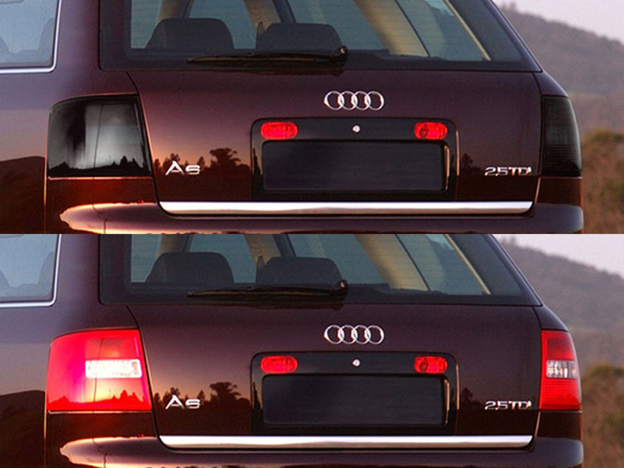 a6 (wagon) Before and After Smoked Taillights