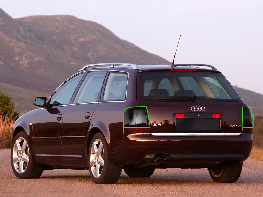 a6 (wagon) Tail Light Tint Installation Points