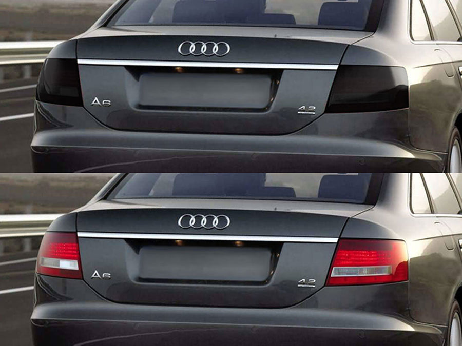 a6 (sedan) Before and After Smoked Taillights