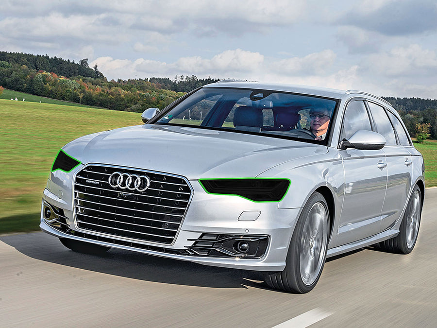 audi a6 2012-2015 Headlight Tint Location
