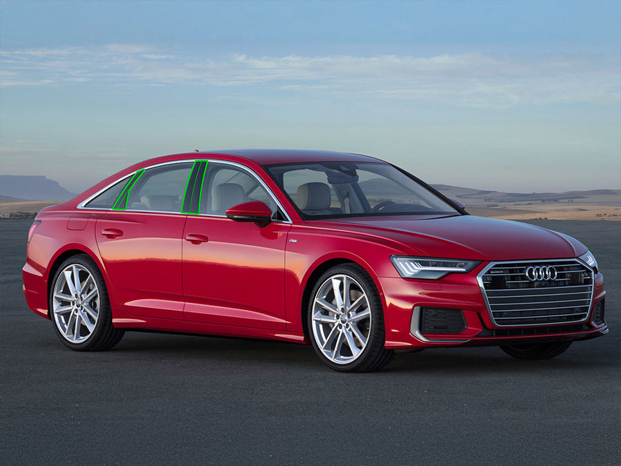 audi a6 2012-2018 Pillar Post Trim Installation Location