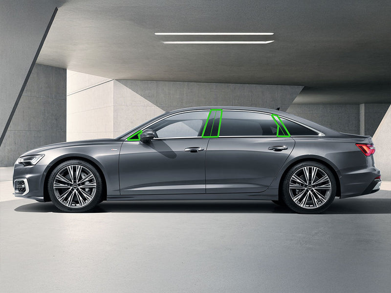 audi a6 2019-2023 Pillar Post Trim Installation Location