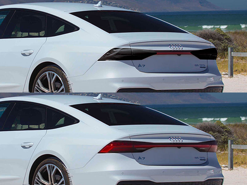 a7 Before and After Smoked Taillights