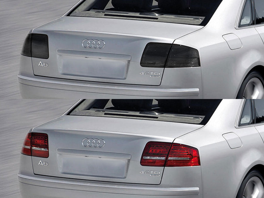 a8 Before and After Smoked Taillights