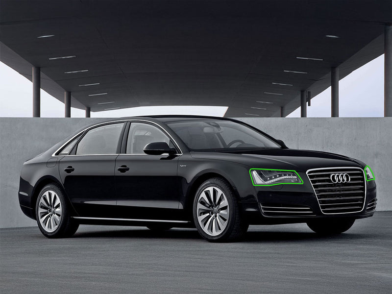 audi a8 2011-2014 Headlight Protection Installation Location