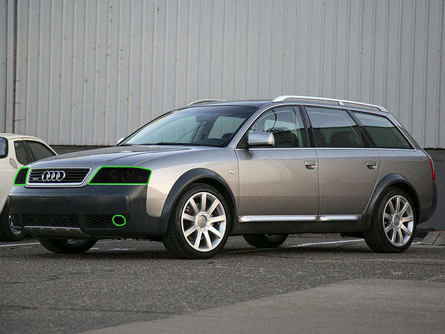 audi allroad 2001-2005 Headlight Tint Location