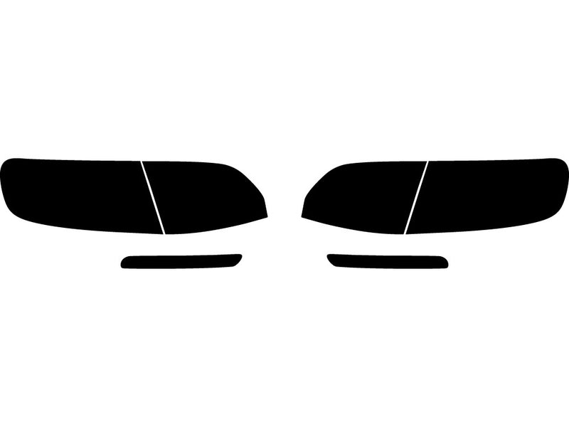 a4 (allroad) Precut Tail Light Tint Diagram