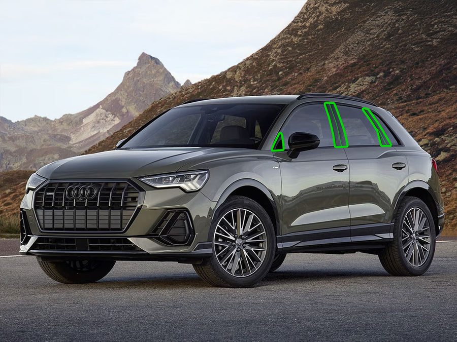 audi q3 2019-2023 Pillar Post Trim Installation Location