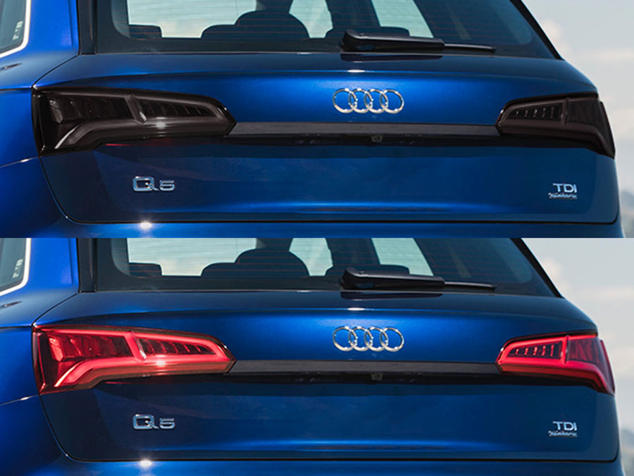 q5 Before and After Smoked Taillights