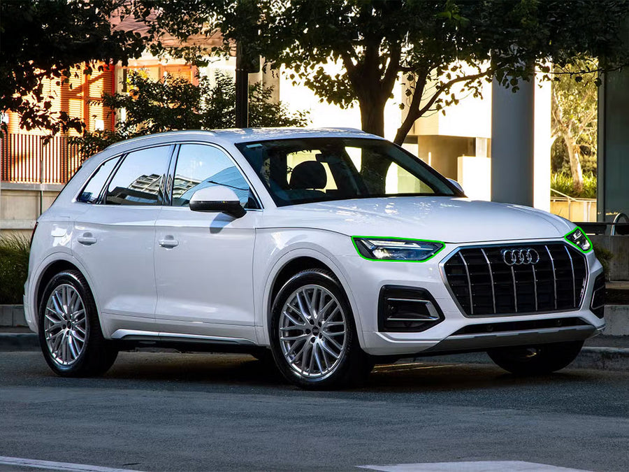 audi q5 2021-2025 Headlight Protection Installation Location