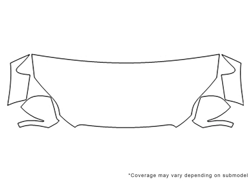 q7 3M Clear Bra Hood Precut PPF Diagram