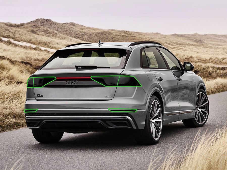 q8 Tail Light Tint Installation Points