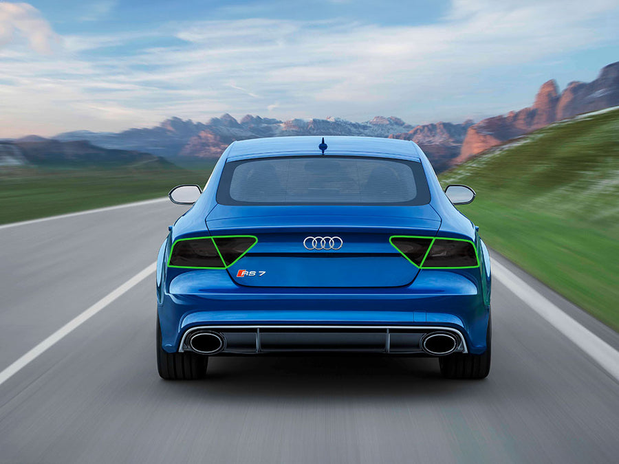 rs7 Tail Light Tint Installation Points