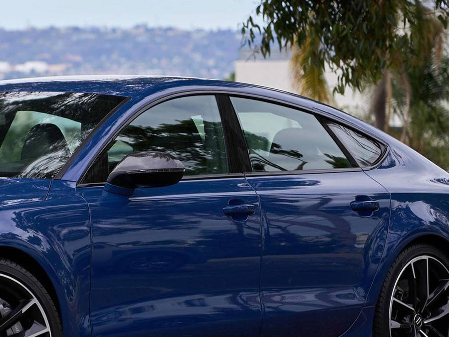 audi rs 7 2014-2018 Brushed Aluminum Black Pillar Cover Diagram