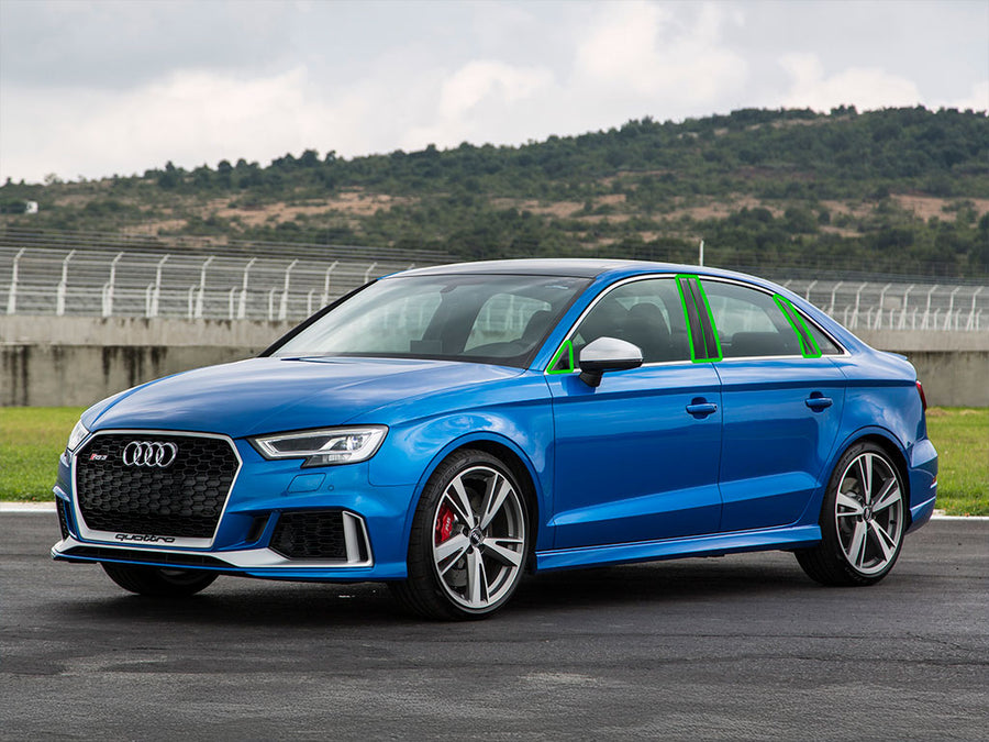 audi rs 3 2017-2020 Pillar Post Trim Installation Location