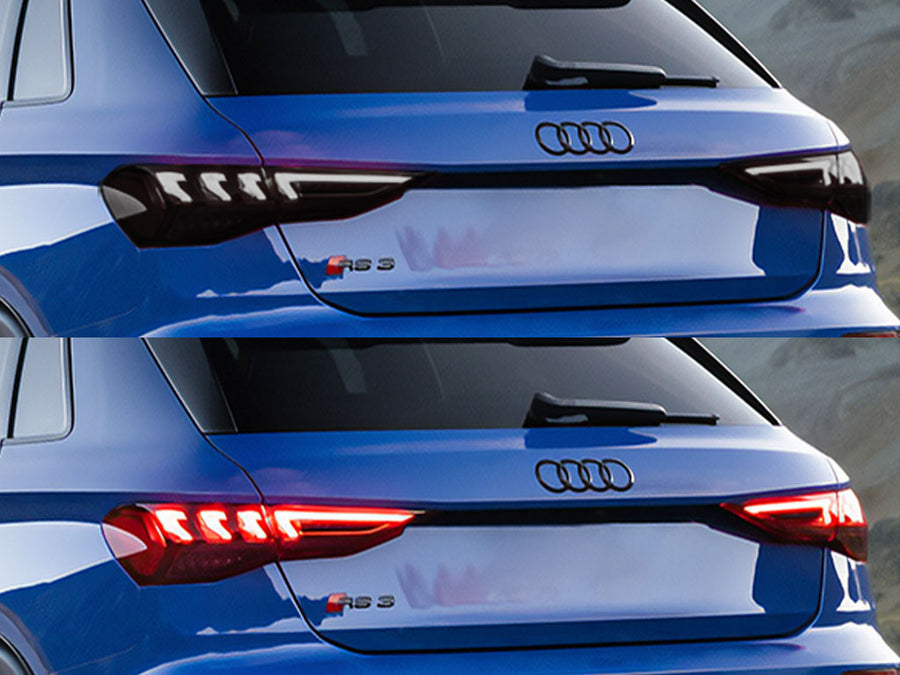 rs 3 Before and After Smoked Taillights