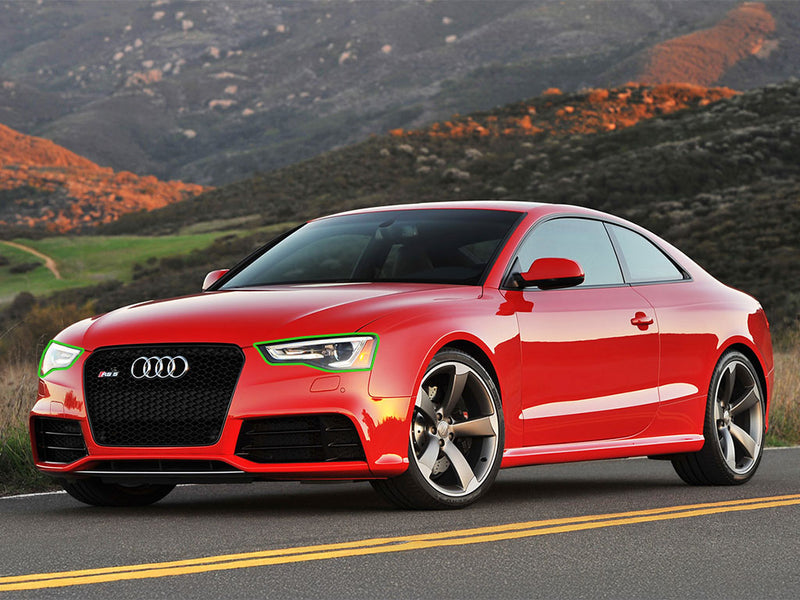 audi rs5 2013-2015 Headlight Protection Installation Location