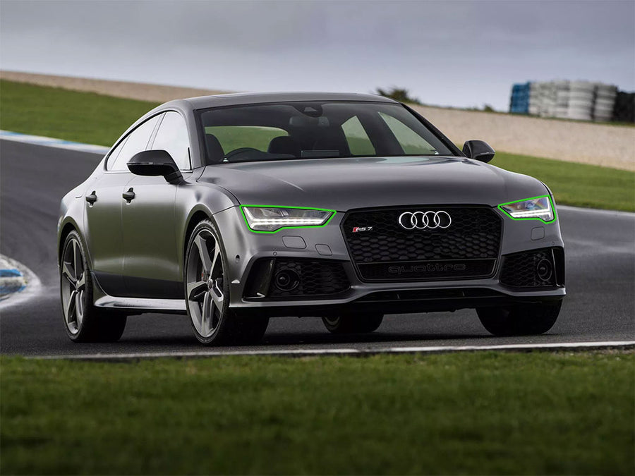 audi rs7 2014-2018 Headlight Protection Installation Location