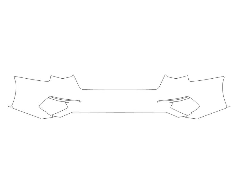 s3 3M Clear Bra Door Cup Precut PPF Diagram