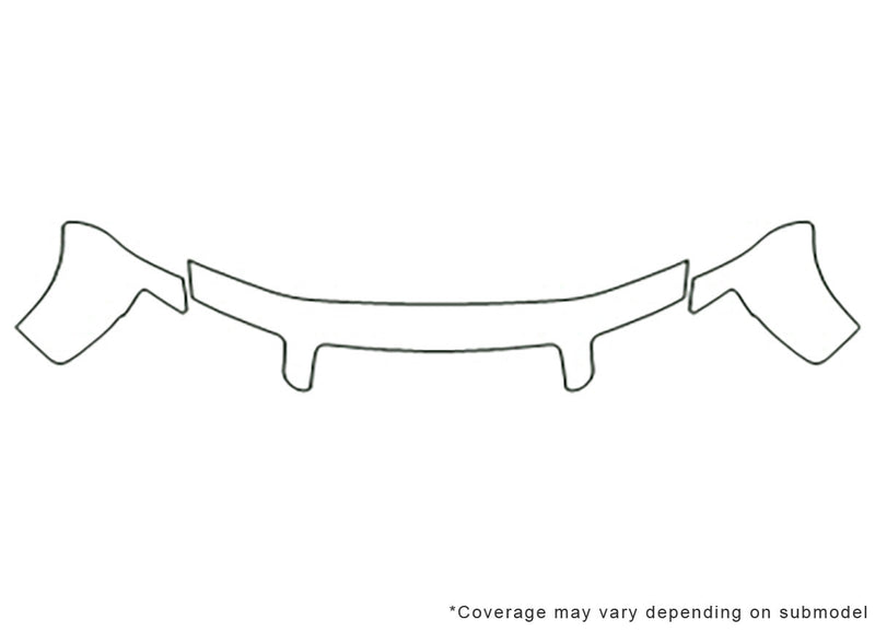 s4 3M Clear Bra Hood Precut PPF Diagram