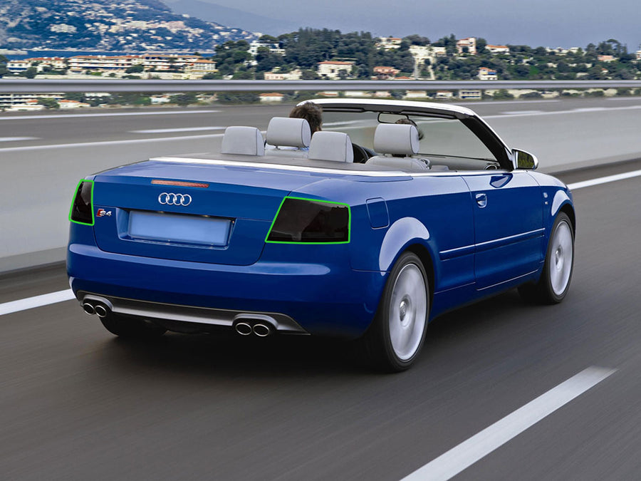 s4 (convertible) Tail Light Tint Installation Points