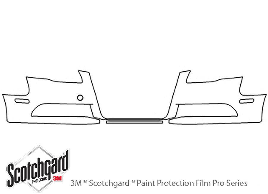s4 3M Clear Bra Bumper Precut PPF Diagram