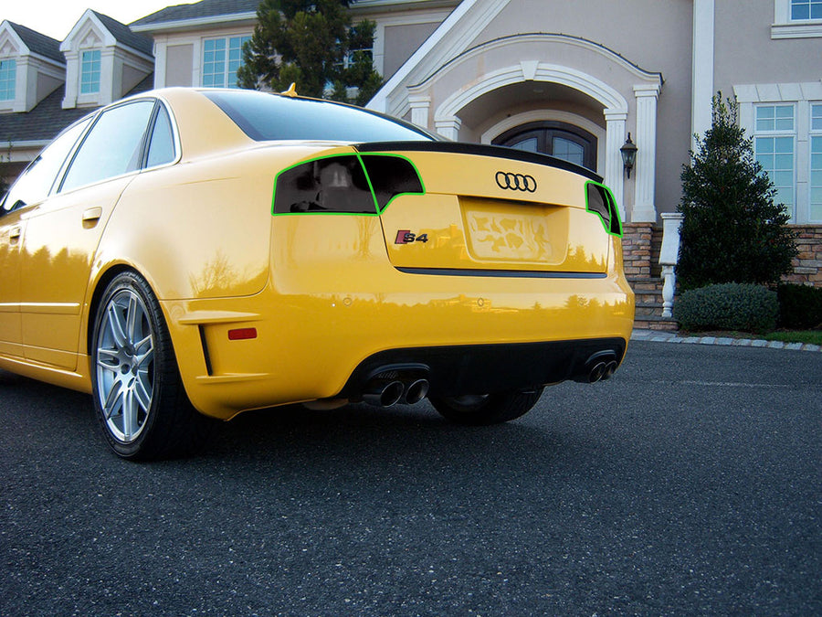 s4 (sedan) Tail Light Tint Installation Points