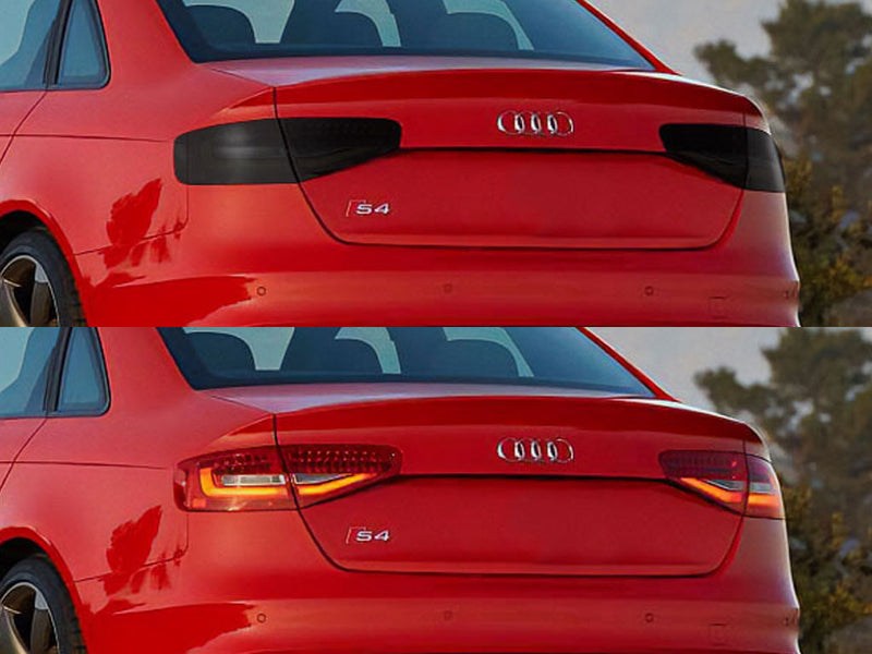s4 (sedan) Before and After Smoked Taillights