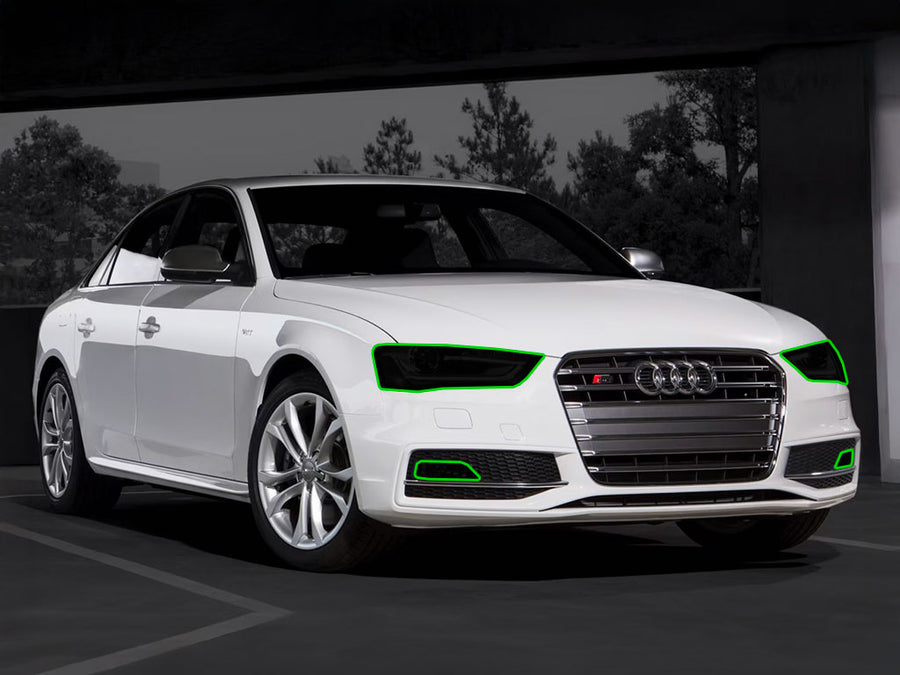audi s4 2013-2016 Headlight Tint Location