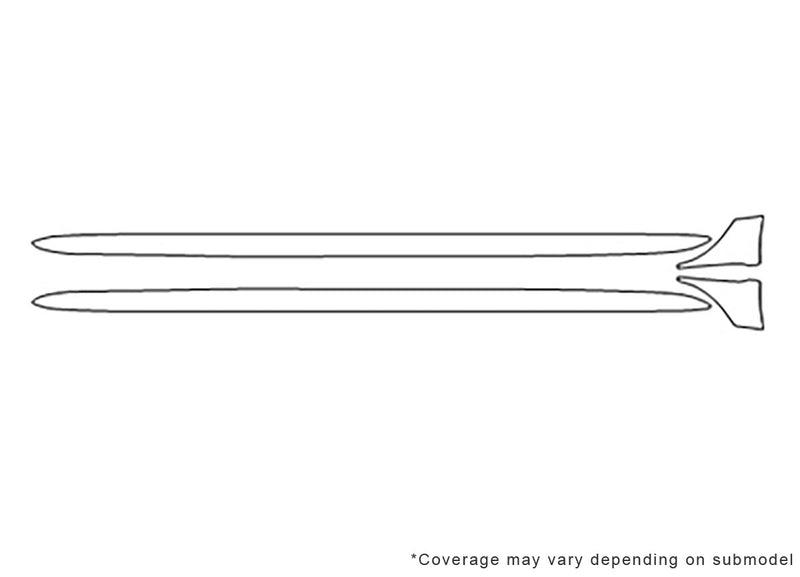 s4 Avery Dennison Clear Bra Door Cup Precut PPF Diagram