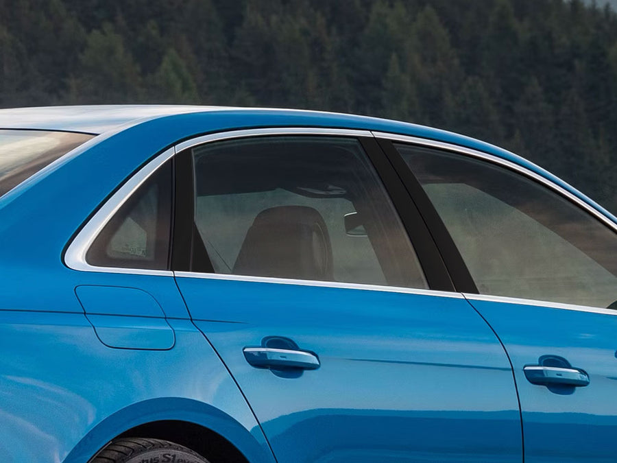 audi s4 2018-2024 (sedan) Matte Black Pillar Cover Diagram