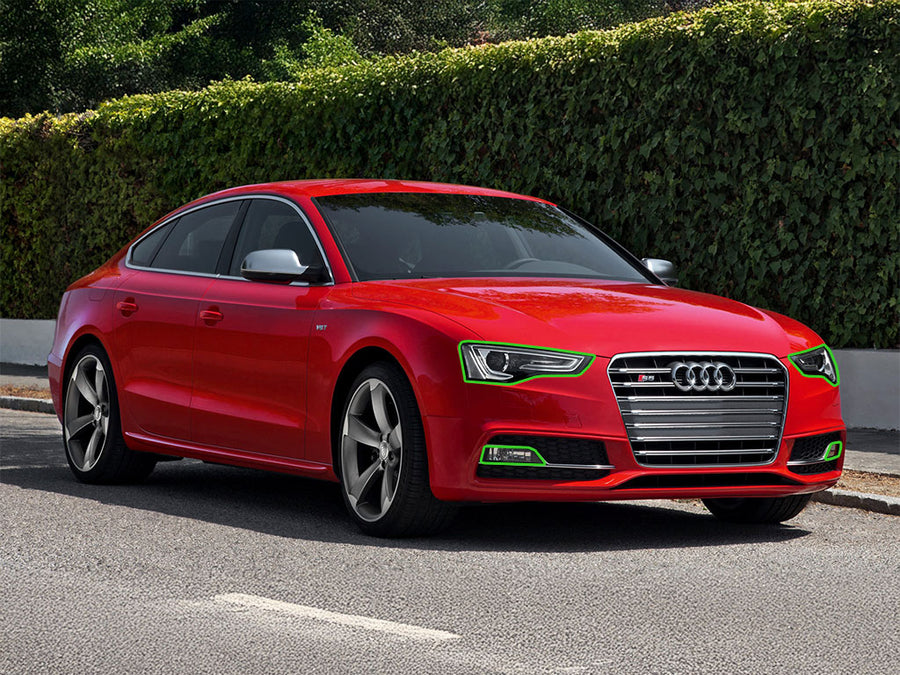 audi s5 2008-2012 Headlight Protection Installation Location