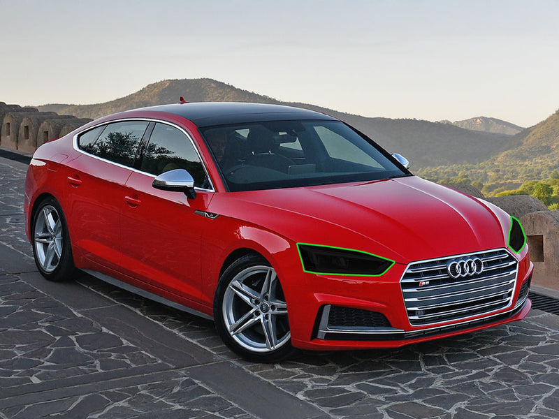 audi s5 2016-2017 Headlight Tint Location