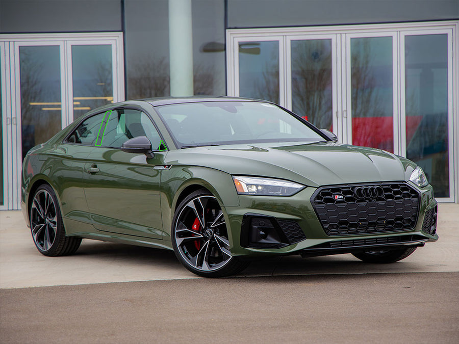 audi s5 2020-2024 (coupe) Pillar Post Trim Installation Location