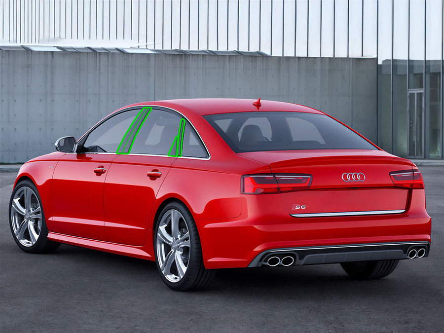 audi s6 2013-2018 Pillar Post Trim Installation Location